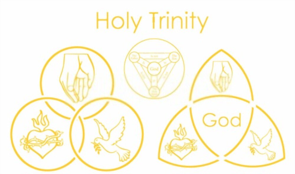 Holy Trinity is frequently represented as a three-headed figure in christanity