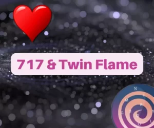 this image introduces the paragraph about 717 meaning twin flame